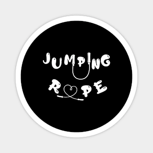 Jumping Rope Rope Design for Rope Jumpers Magnet